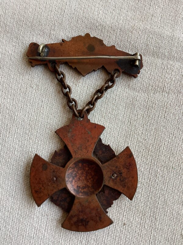 Span-Am War New Jersey USV Infantry Service Medal 1898 - Image 3