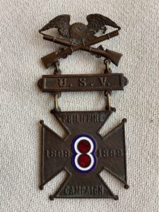 Span-Am War 8th USV Infantry Philippine Campaign Service Medal