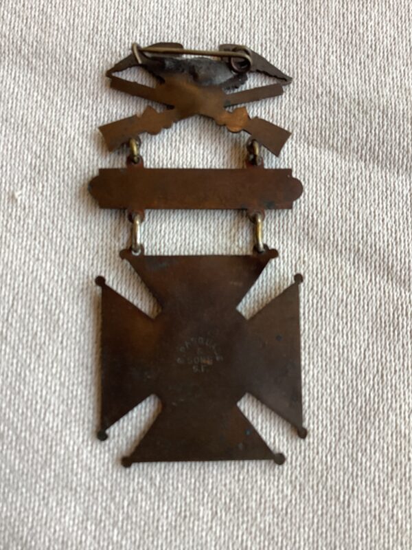 Span-Am War 8th USV Infantry Philippine Campaign Service Medal - Image 3