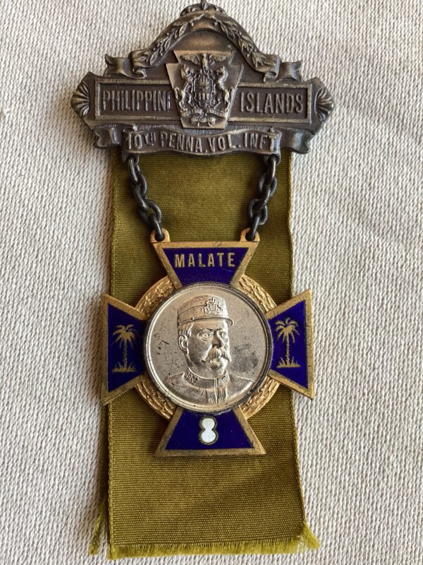 Span-Am War 10th Pennsylvania USV Philippine Service Medal