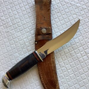 Vintage Case XX Model 323-5 Hunting Knife in Matching Sheath