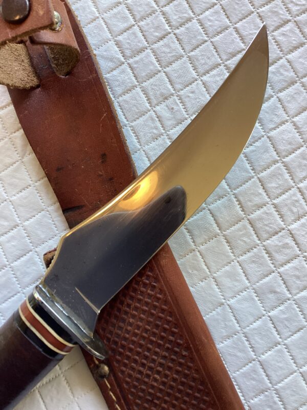 Vintage Schrade Walden NY USA Model 148 Fixed Blade Hunting Knife - Image 4