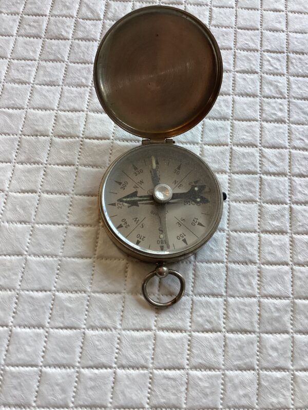 Vintage Hunter Brand Small Pocket Compass Mfg. in Germany