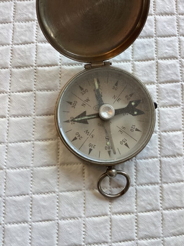 Vintage Hunter Brand Small Pocket Compass Mfg. in Germany - Image 3