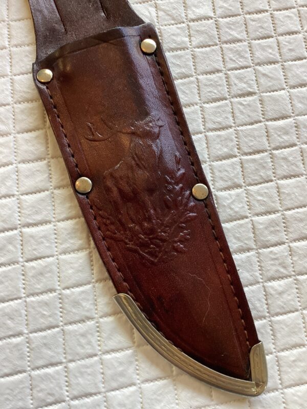 Vintage York Cutlery Solingen Germany Stag Handled Hunting Knife - Image 5