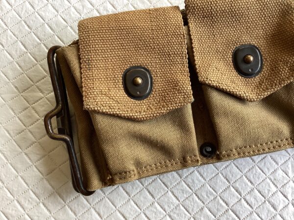 WWI US Army M1917 Cartridge Belt 1903 Springfield 1918 Dated - Image 3