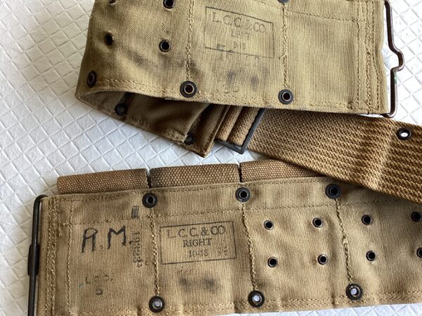 WWI US Army M1917 Cartridge Belt 1903 Springfield 1918 Dated - Image 4
