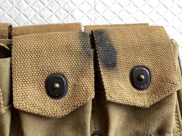 WWI US Army M1917 Cartridge Belt 1903 Springfield 1918 Dated - Image 7