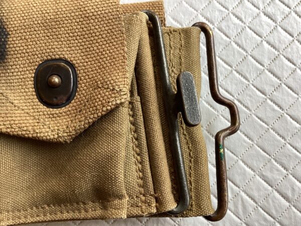 WWI US Army M1917 Cartridge Belt 1903 Springfield 1918 Dated - Image 8