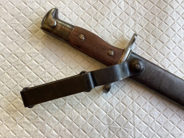 Span-Am War US Springfield Krag Rifle Bayonet 1903 Dated - Image 5