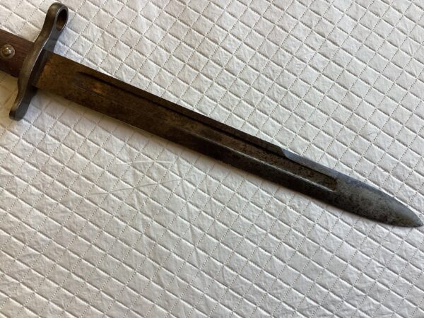 Span-Am War US Springfield Krag Rifle Bayonet 1903 Dated - Image 6