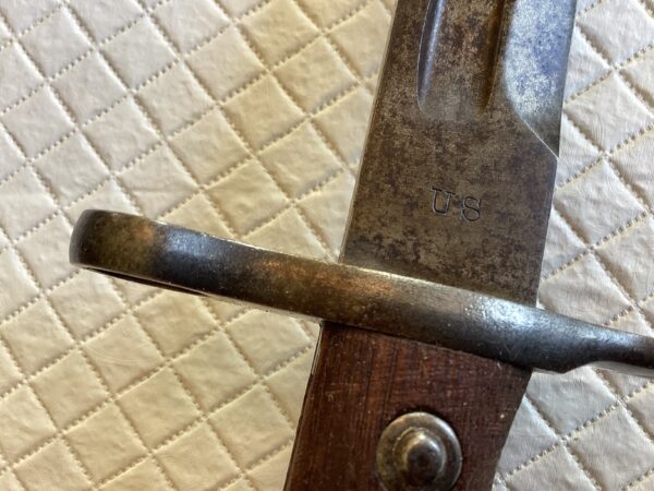 Span-Am War US Springfield Krag Rifle Bayonet 1903 Dated - Image 7