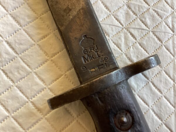 WWII British SMLE Lee Enfield MKI RFI INDIA 1907 Pattern Bayonet - Image 7