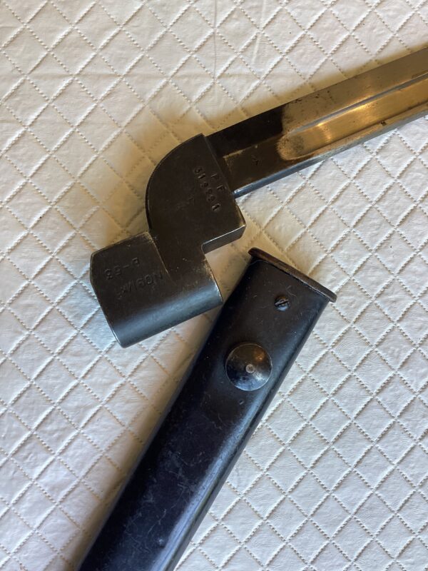 British Enfield Rifle No.9 MKI Blade Bayonet 1953 Matching - Image 5