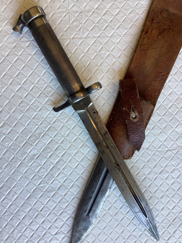 M1896 Swedish Mauser Rifle Bayonet & Scabbard w/ Frog - Image 5