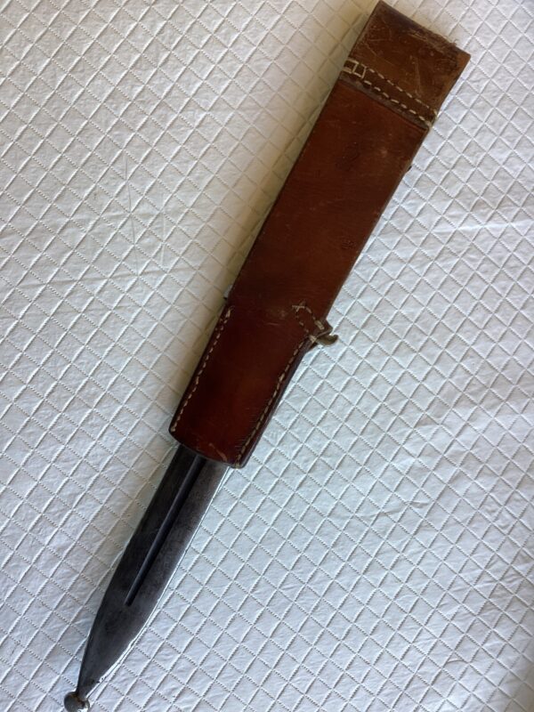 M1896 Swedish Mauser Rifle Bayonet & Scabbard w/ Frog - Image 8